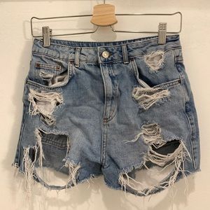 Topshop denim shorts